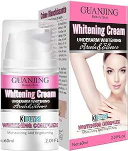 GUANJING Underarm Whitening Cream For Knees, Inner Thigh, Elbows and Sensitive Area 60ml