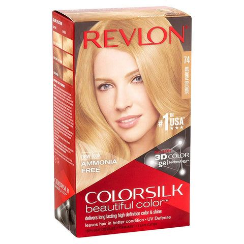 Revlon 3D Hair Color Medium Blonde 74