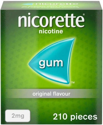 Nicorette Gum Original Flavour 2mg 210Pcs