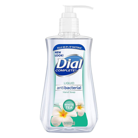 Dial Anti-Bacterial Liquid Hand Soap White Tea 221ml