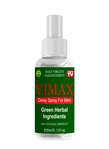 Vimax Delay Spray For Men Green Herbal Ingredients 30 ml