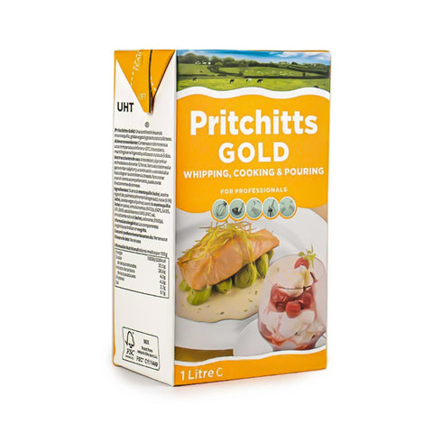 Pritchitts Gold Whipping Cream Yellow 1L