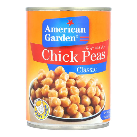 American Garden Chick Peas Classic Tin 400 Gm