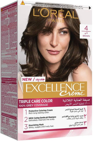 L'Oreal Paris Excellence Creme - 4 Chestnut Brown