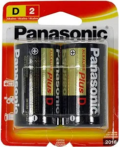 Panasonic Alkaline D2 2P