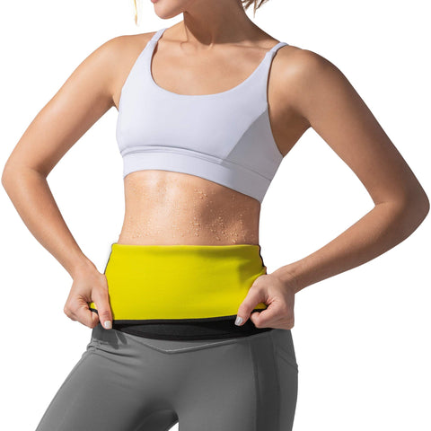 HOT SHAPERS Hot Belt for Women – Sweat Enhancing Neoprene Stomach Shaper and Belly Fat Burner for a Slimmer & Trimmer Waist