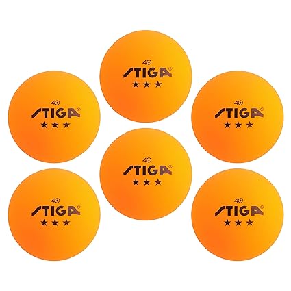 STIGA 3-Star Table Tennis Balls, (1 pack)