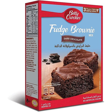 Betty Crocker Fudge Brownie Mix Chocolate 500g