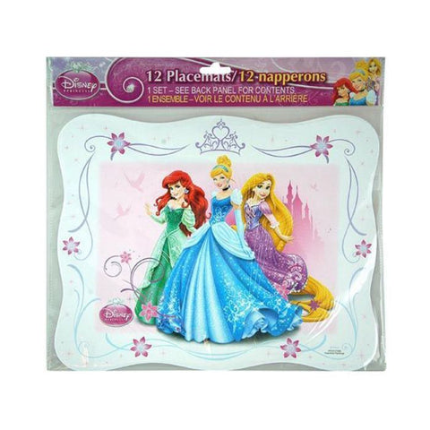 Disney Princess Paper Placemats 12/ct