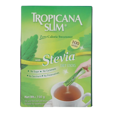 Tropicana Slim Stevia Diet Stick 100 Sachet