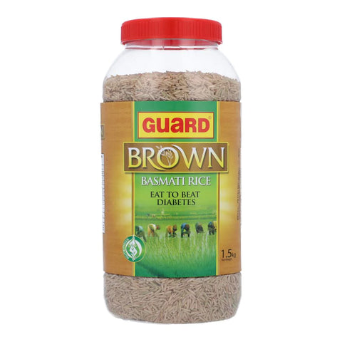 Guard Brown Basmati Rice Jar 1.5 kg