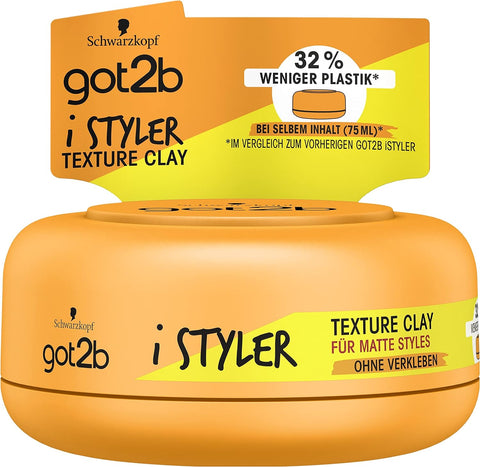 Schwarzkopf Got2b iStylers Texture Clay 75ml