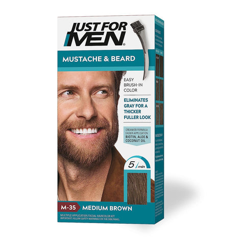 Just For Men Mustache & Beard Color Medium Brown