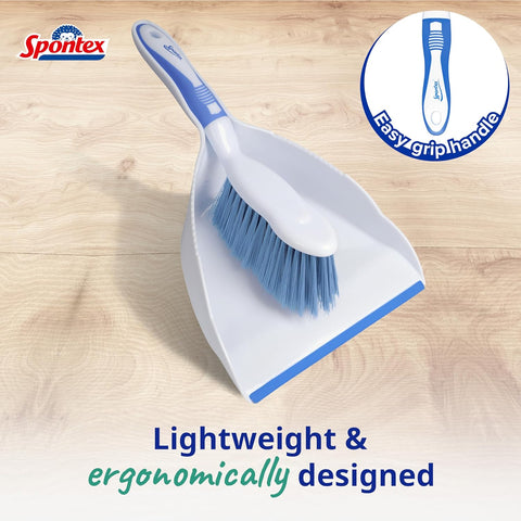 Spontex Dustpan + Brush Set