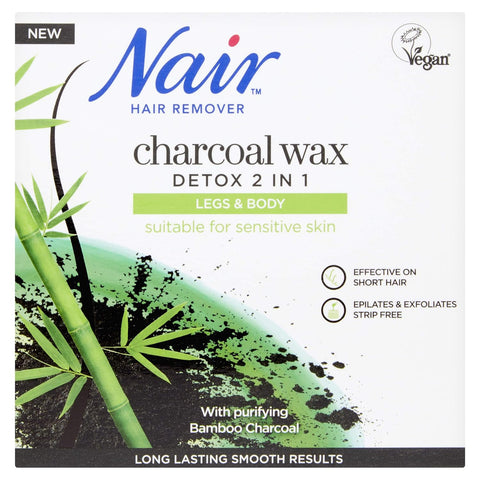 Nair Charcoal  Wax Legs & Body 380 g