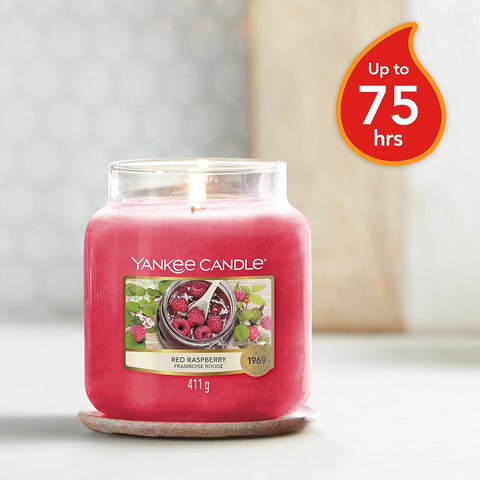 Yankee Candle Red Raspberry Classic Medium Jar 411g