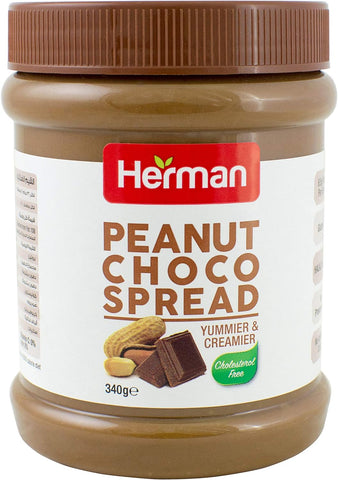 Herman Chocolate Peanut Butter Spread 340g