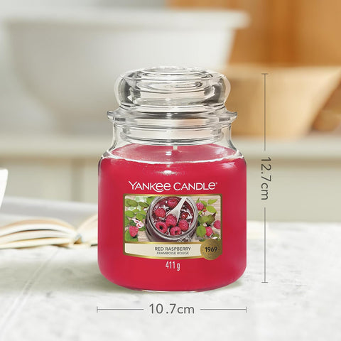 Yankee Candle Red Raspberry Classic Medium Jar 411g