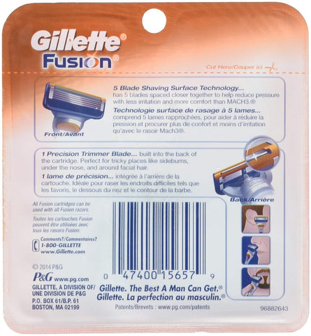 Gillette Fusion Power Blade Cart 4