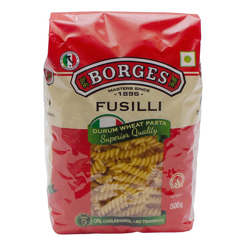 Borges Durum Wheat Pasta Fusilli 500g