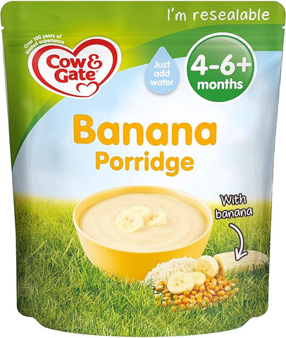 Cow & Gate Banana Porridge Baby Cereal 125g