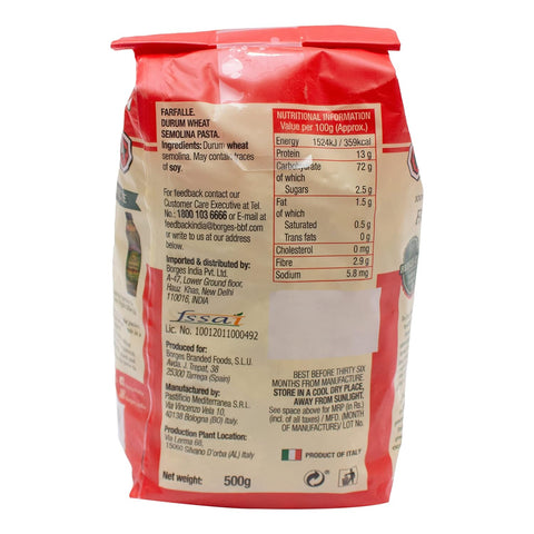 Borges Pasta Farfalle 500g