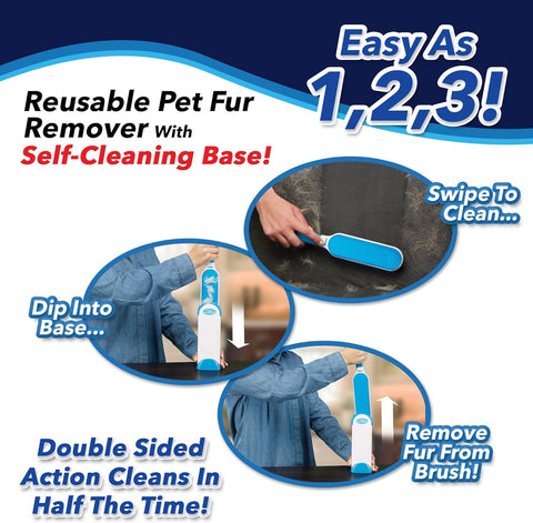 Hurricane Fur Wizard Pet Hair Remover & Lint Remover, Fur Remover & Cat Hair Remover