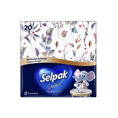 Selpak Deluxe Patterned Napkin 20 Pcs