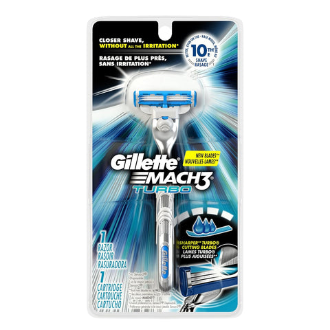 Gillette Mach-3 Turbo Razor 1 Up