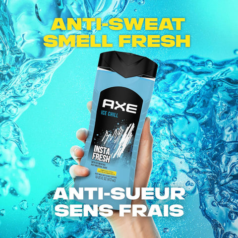 Axe Body Wash Ice Chillin 473ml