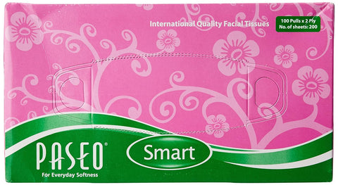 Paseo Tissues Facial Smart Box 100 Pulls