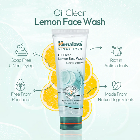 Himalaya Oil Control Lemon Face Wash 100ml