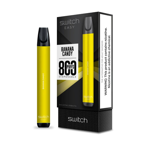 Switch Easy Banana Candy Assorted 800 Puffs