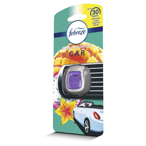 Febreze Car Freshener Vent Clip Tropical Splendor 2ml