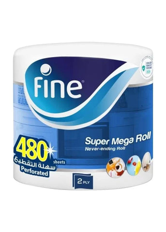 Fine Kitchen Mega Towel 480 Sheet 2 Ply 1 Roll