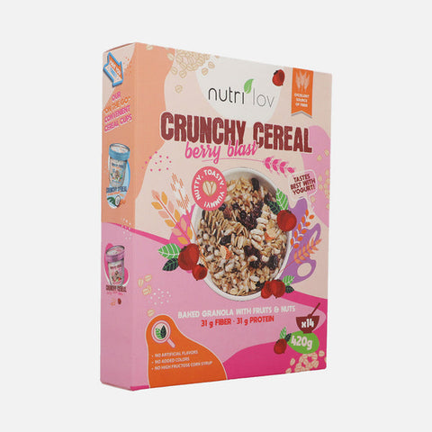 Nutrilove Crunchy Cereal Berry Blast 420g