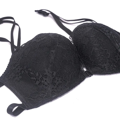 Lace Black Women Super Gathering bra