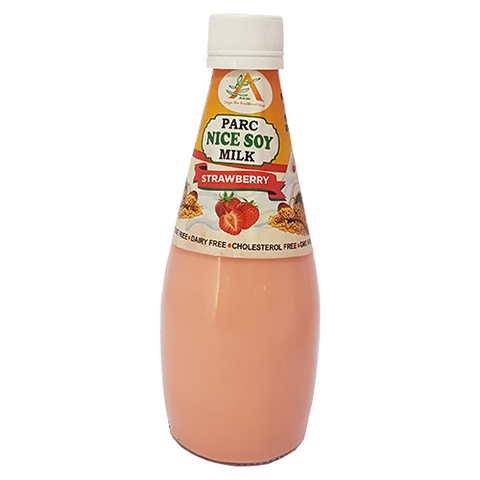 Akin Food Parc Nice Soy Milk Starwberry 1Liter