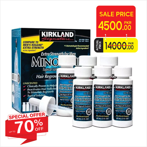 Minoxidil Green-5% Extra Strength Hair Regrowth for Men