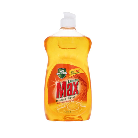 Lemon Max Dishwasher Liquid Antibacterial 475ml