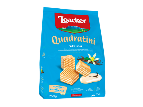 Loacker Wafer Quadratini Vanilla 250g