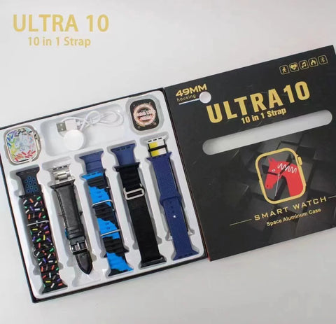 SMART WATCH ULTRA 10 (10 Straps)