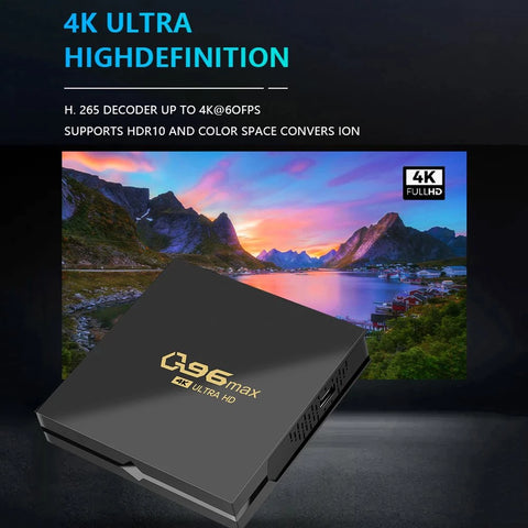 Android Smart Tv Box Q96 Max  4+ 64