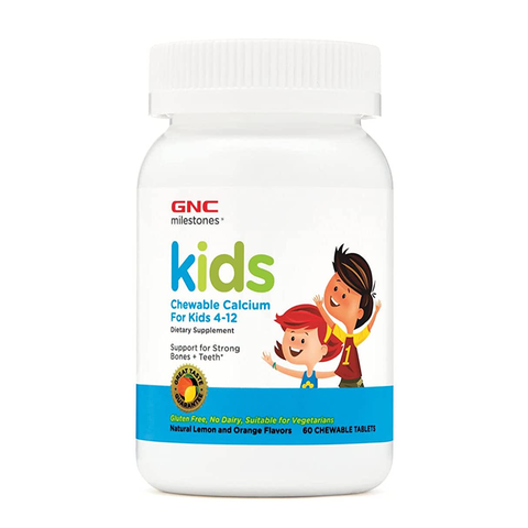 Gnc Kids Chewable Calcium 60 Tab