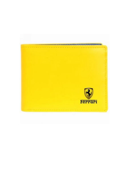 Ferrari Yellow Wallet For Men Deal Direct TV