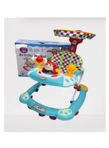 Walker 2 in 1 Stroller And Roof With Lights And Piano Music, Chicks Music