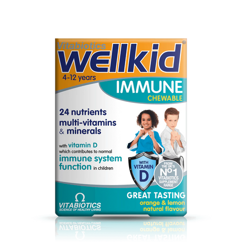 Vitabiotics Wellkid Imune Chewable 30 Tab