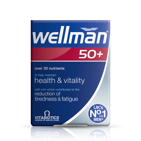 Vitabiotics Wellman 50 Plus 30 Tab