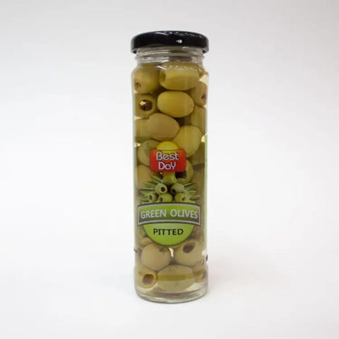 Best Day Olives Pitted Green 430g