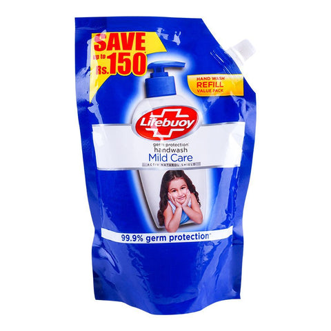 Lifebuoy Hand Wash Refill Pack Mild Care 450ml: